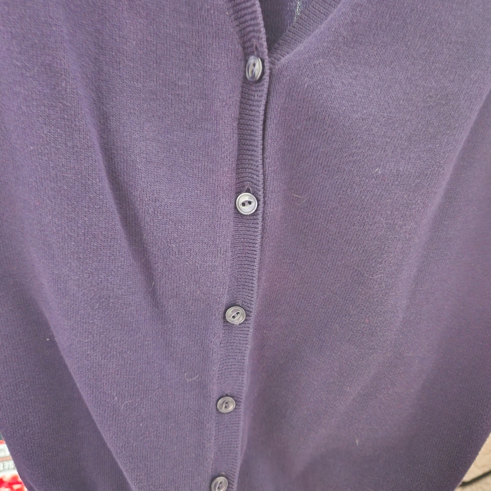 LOFT Deep Purple Women's Cardigan